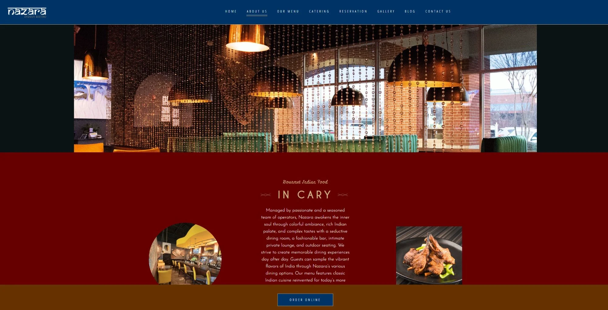 Nazara About Us page — desktop