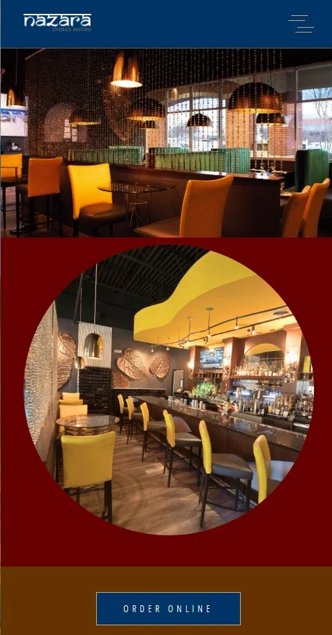 Nazara Inside Page Mobile — restaurant interior